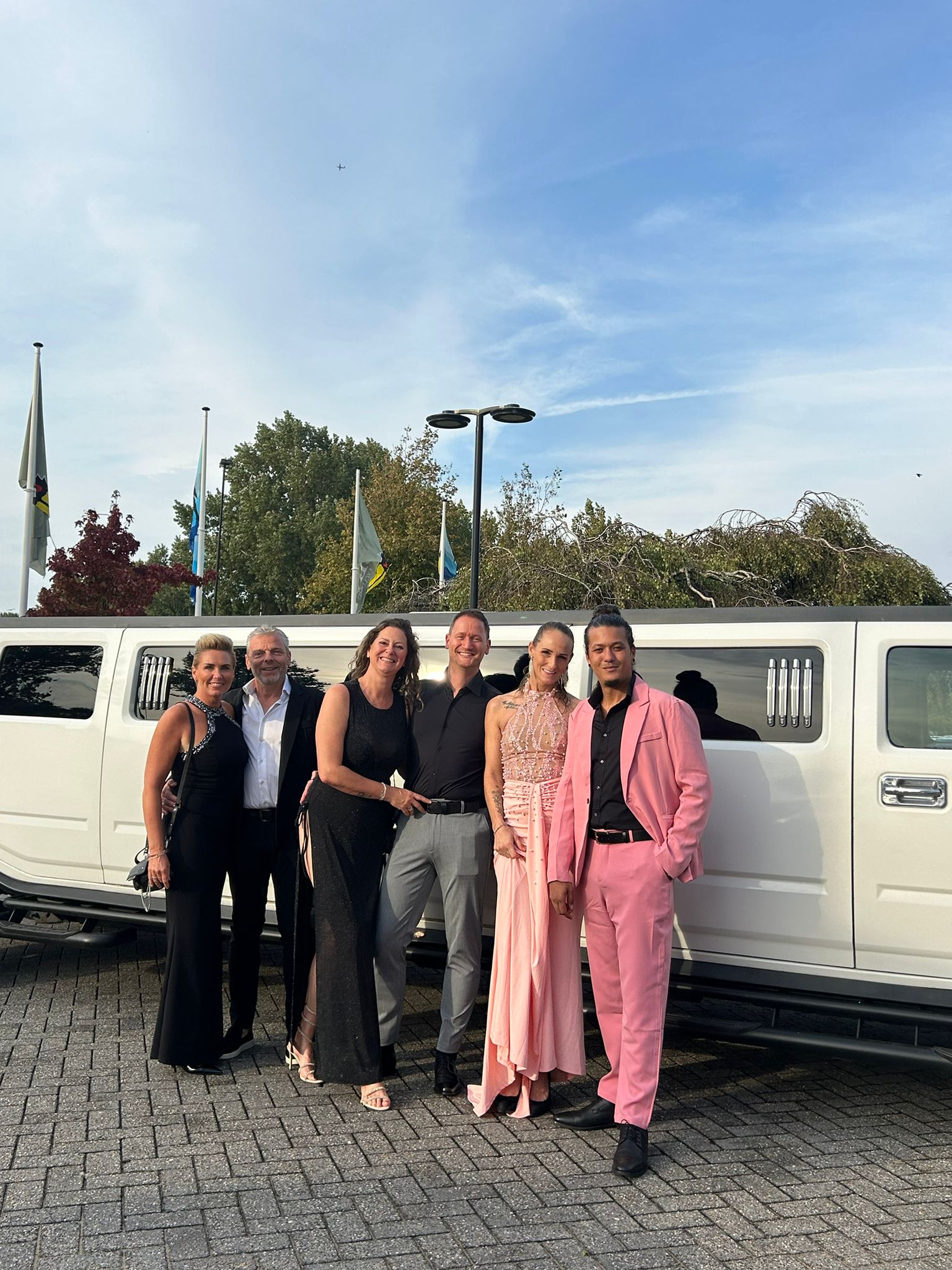 Foto hummer groep